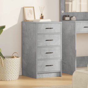 vidaXL Buffet Cinzento de Concreto 40x41x75 cm Madeira Engenhada