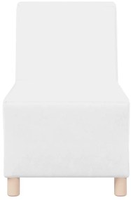 Poltrona 55 cm couro artificial branco