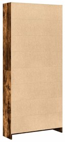 Estante 80x24x176 cm derivados de madeira carvalho fumado