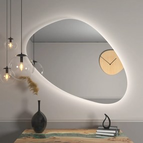 Espelho LED orgânico com iluminação A20