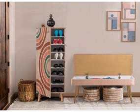 Conjunto de Mobiliário de Entrada Vegas – Sonomo Stone – Sapateira: 50