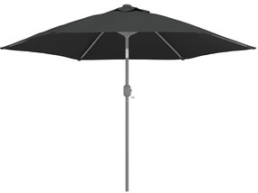 Tecido de substituição p/ guarda-sol exterior 300 cm antracite