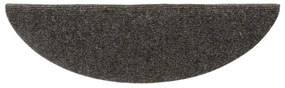 Tapetes escada autoadesivos 10 pcs 56x17x3 cm antracite