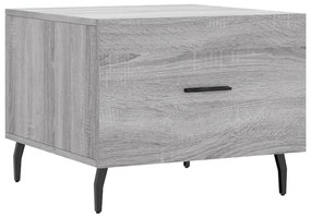 Mesas de centro 2 pcs 50x50x40 cm madeira proc. sonoma cinza