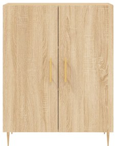 Armário alto 69,5x34x180 cm derivados de madeira cor sonoma
