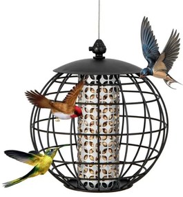 Suporte para plantas suspenso de 4 níveis com barra suspensa e treliça