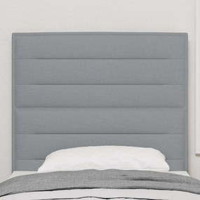 Cabeceira LED Com Design Moderno em Cinza Claro 100 cm