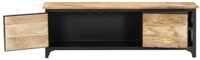 Móvel de TV 120x30x40 cm madeira de mangueira maciça