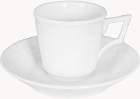 Chávenas de café expresso de porcelana com pires Kurland, conjunto de 2