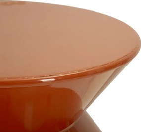 MESA DE APOIO ZAG Ø 37,5X45 CM LARANJA