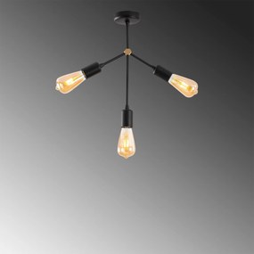 Candeeiro Chandelier Sparrow – Preto – 34 x 10 cm