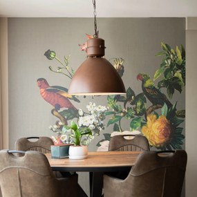 Candeeiro de suspensão industrial enferrujado - Flynn