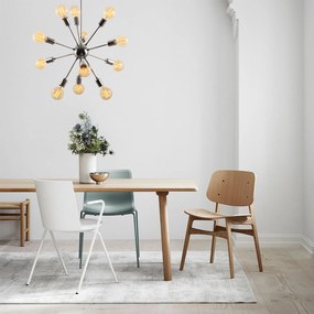 Chandelier Dartini – Chrome – 63 cm de diâmetro, 80 cm de altura