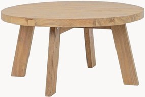 Mesa de centro redonda de jardim em madeira de teca Bolivar