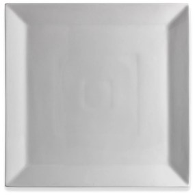 Prato Porcelana Ming Branco 41X41X3.5cm