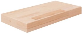 vidaXL Prateleira 40x20x4 cm carvalho maciço não tratado