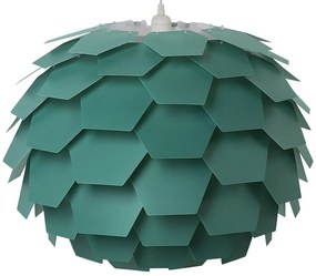 Candeeiro de teto grande verde escuro SEGRE Beliani
