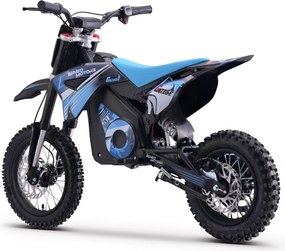 Kids Electric Dirt Bike 1000W | Beneo Motors Gazelle Blue | Ages 6–10 | Speed Limiter