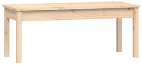 4 pcs conjunto de jantar p/ jardim madeira de pinho maciça