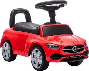 AIYAPLAY Carro Andador para Crianças Mercedes-Benz Classe C com Buzina Volante Sons de Motor e Espaço de Armazenamento 65x28x39 c | Aosom Portugal