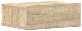 Mesa cabeceira suspensa 2 pcs derivados madeira carvalho sonoma
