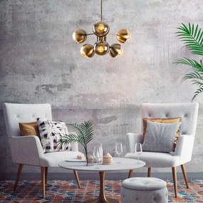 Candeeiro Suspenso Karsor – Vintage – 64 x 64 cm