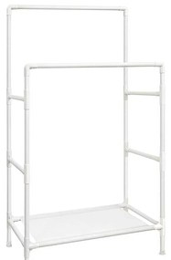 Guarda roupa metal 84 x 44 x 154 cm Branco