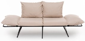 Sofá-Cama de 2 Lugares Viper – Creme – 150x78x60 cm