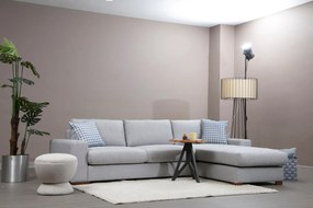 Sofá de Canto Loop – Cinzento Claro – 290 cm x 194 cm