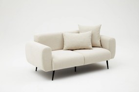 Sofá de 2 Lugares Side – Creme – 171 cm x 77 cm x 82 cm