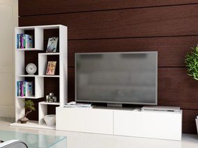 Móvel TV Bare – Branco – 220x133,8x33,8 cm