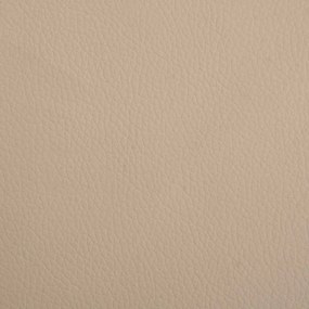 Cama para cães 95x55x30 cm couro artificial cor cappuccino