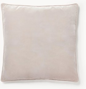 Almofada de sofá XL em veludo Vetsak, 100 x 100 cm