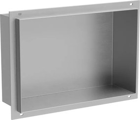 Mexen X-Wall-NR prateleira embutida sem flange 30 x 20 cm, inox - 1911302010