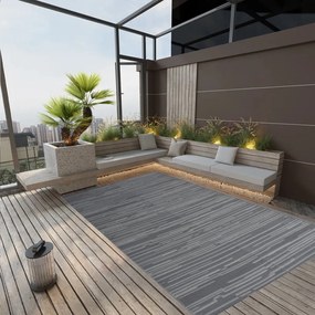 vidaXL Tapete de exterior 140x200 cm ARAKIL PP antracite