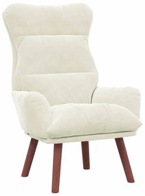 Poltrona relaxante Velvet Creme
