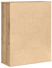 Estante 60x24x76,5 cm derivados de madeira carvalho artisiano