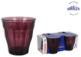 Conjunto de Copos Picardie 250 Ml Roxo 4 Unidades (250 Ml)