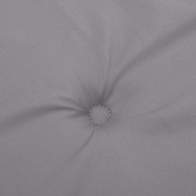 Almofadão p/ banco jardim 180x50x3 cm tecido oxford cinza