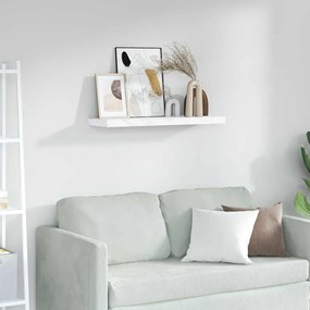 vidaXL Prateleira de Parede Mármore Branco 80 x 23,5 x 4 cm