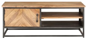 Mesa de centro 90x50x35 cm madeira de acácia maciça