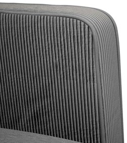 Poltrona com apoio de braços 54 cm tecido corduroy