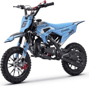Mini Moto de cross a gasolina para crianças  BNO Motors CROSS XM 50cc Azul