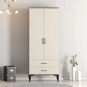 Guarda-roupa Kumsal T – Nogueira – 80x47,5x201,4 cm