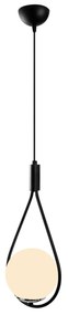 Candeeiro Suspenso Mudoni – Preto – 20 x 15 cm