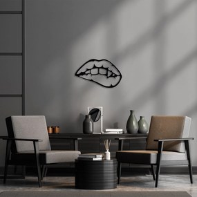 Acessório Decorativo de Parede Lips – Preto – 42 x 69 cm