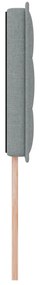 Cabeceira vidaXL Design Linhas Cinza Claro 80 cm em Tecido