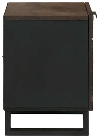 Cômoda de Cabeceira 40 x 33,5 x 46 cm - Madeira Maciça de Mangueira