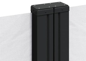 Toldo lateral retrátil 140x1200 cm branco