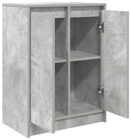 Aparador 57x34x76 cm derivados de madeira cinza cimento
